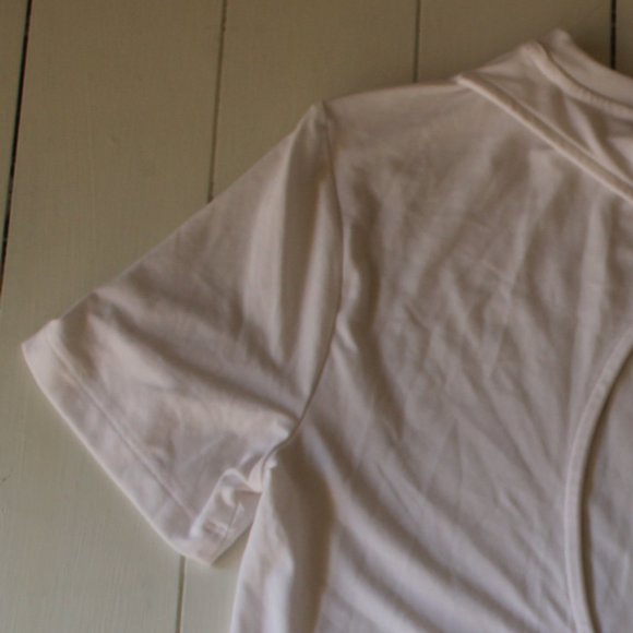 White Open Back Active T-Shirt, GAP - Picture 3 of 7